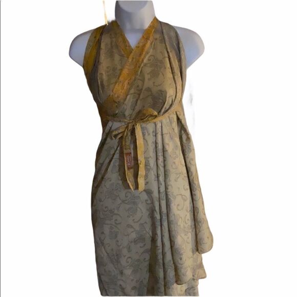 Kariza Vintage Silk Magic Wrap Reversible - Picture 1 of 12
